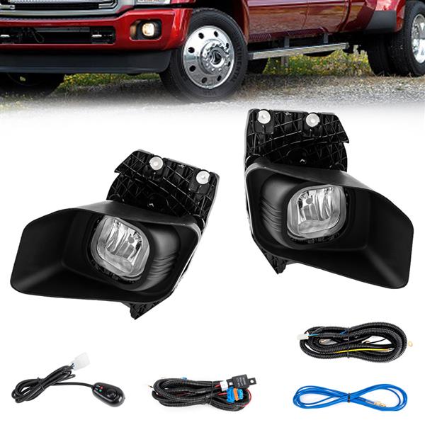 For 2011-2015 Ford F250 F350 F450 XLT Super Duty Clear Bumper Fog Lights Switch