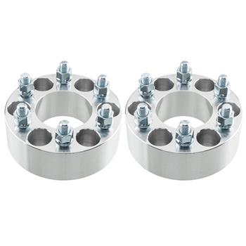 2pcs Professional Hub Centric Wheel Adapters for Dodge Viper 2001-2010/Dakota 2000-2004/Durango 2001-2003 Silver