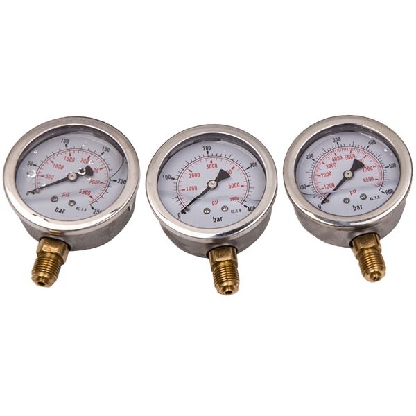 Hydraulic Pressure Testing Gauge Diagnostic Couplings Kit For Excavator