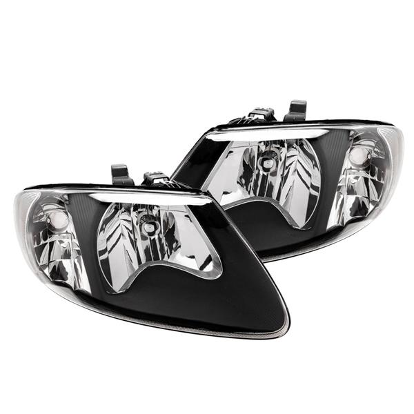 Fit 01-07 Dodge Grand Caravan Black Headlights New and in a good condition 2qty