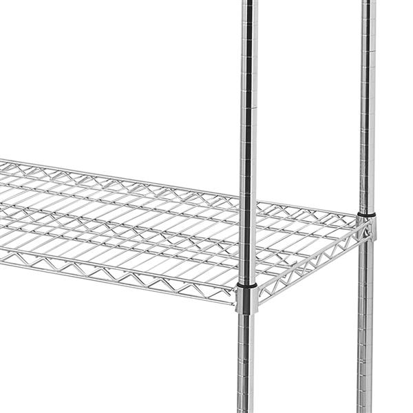 4-Tier Heavy Duty Adjustable Wire Shelving