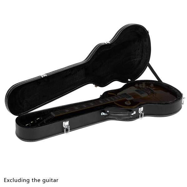 [Do Not Sell on Amazon]Glarry High Grade Electric Guitar Hard Case for GLP Style Electric Guitar Microgroove Bulge Surface Black