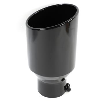 Black Paint Stainless Steel Exhaust Tip for Most Vehicles With 5\\" Diameter Inlet Size Only