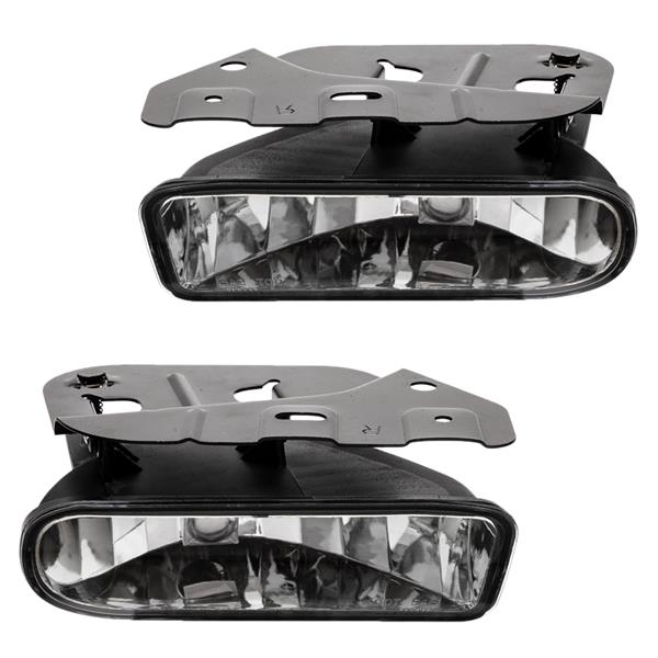 For 2002 2003 2004 2005 2006 Cadillac Escalade Set Fog Lights Clear Lamp