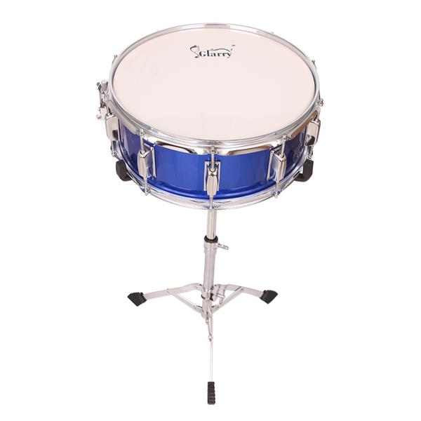 [Do Not Sell on Amazon]Glarry 14 x 5.5" Snare Drum Poplar Wood Drum Percussion Set With Snare Stent Drum Stand