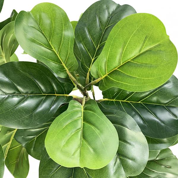 Qin Yerong Solid Wood Cloth Silk Flower 4ft Green Indoor and Outdoor Universal British Simulation Tree