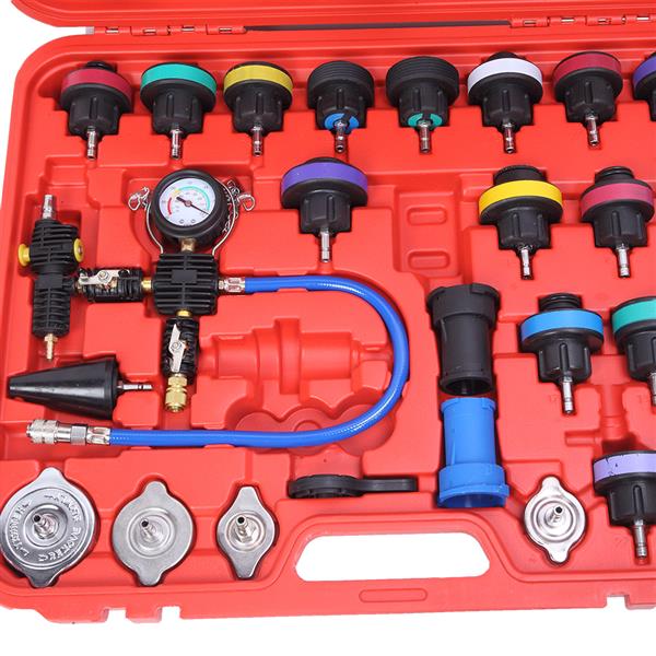 Cooling System Radiator Pressure Tester Kit Coolant Vacuum Purge Refill Adapter