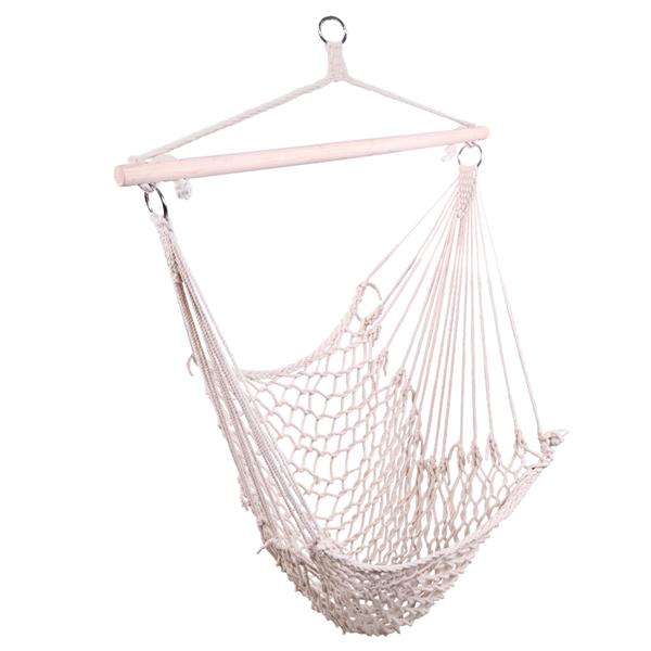 2pcs  Hanging Rope Air/Sky Chair Swing beige 