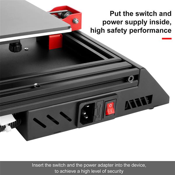 3.5 Inch Screen Auto-leveling Auto Feeding 3D Printer with Aluminum Heated Bed Tempered Glass Platform