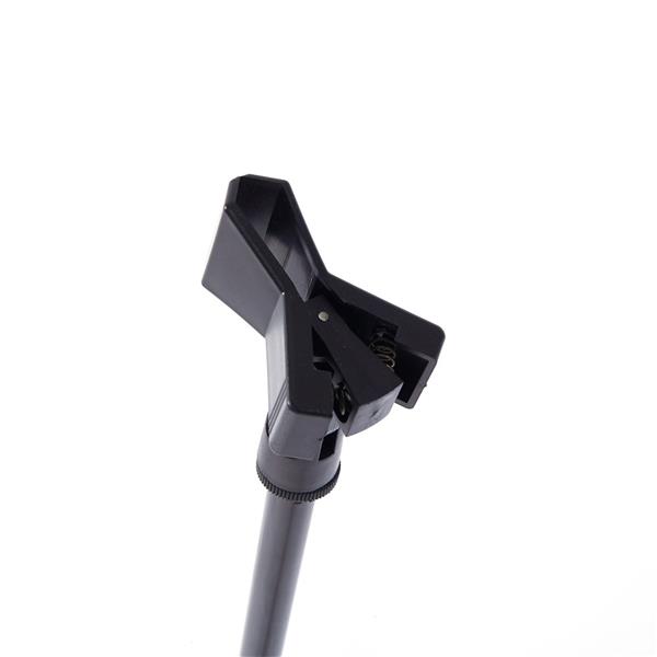 [Do Not Sell on Amazon]Glarry FS-002 Folding Type Tripod Boom Microphone Mic Stand Black