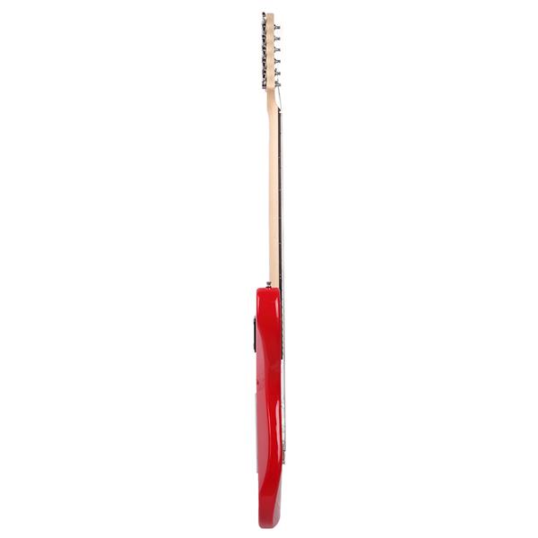 [Do Not Sell on Amazon]Glarry GST Rosewood Fingerboard Electric GuitarBagShoulder Strap Pick Whammy Bar Cord Wrench Tool Red