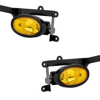 For 2006-2008 Honda Civic 2Dr Coupe Yellow Bumper Fog Lights Pair & Switch Kit