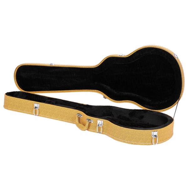 [Do Not Sell on Amazon]Glarry Hard-Shell Electric Guitar Case for GLP Style Electric Guitar Bulge Surface Yellow