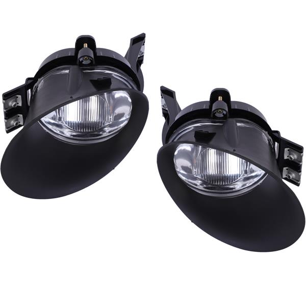 Glass Bumper Fog Lights Driving Lamps for 2002-2008 Dodge Ram 1500 03-09 2500 3500