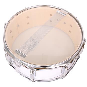 [Do Not Sell on Amazon]Glarry 14 x 5.5\\" Snare Drum Poplar Wood Drum Percussion Set White