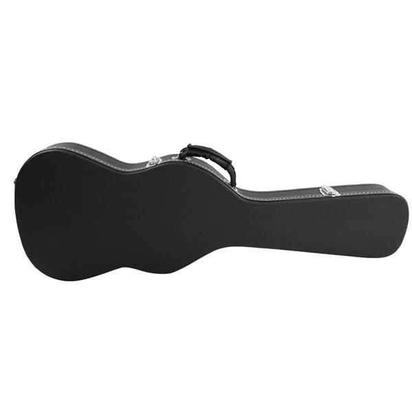 [Do Not Sell on Amazon]Glarry ST High Grade Electric Guitar Hard Case Microgroove Flat Surface Black