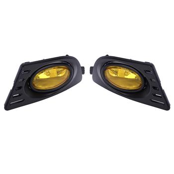Yellow Bumper Driving Fog Lights Lamps for 2005-2007 Acura RSX with Switch Left & Right