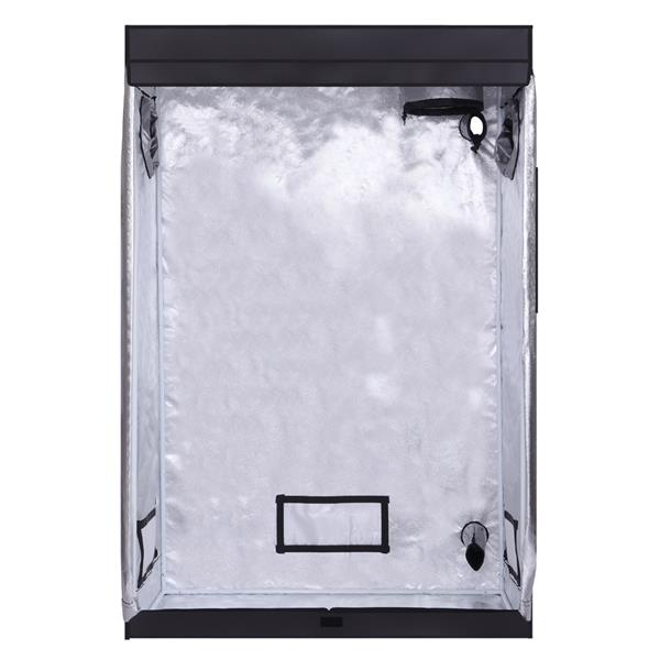 LY-120*60*180 Home Use Dismountable Hydroponic Plant Grow Tent with Window Black