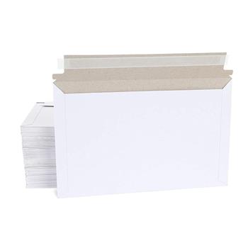 100pcs Long Side Opening 16.5*11.5cm (6.5in*4.5in) Paper Envelope Bag White