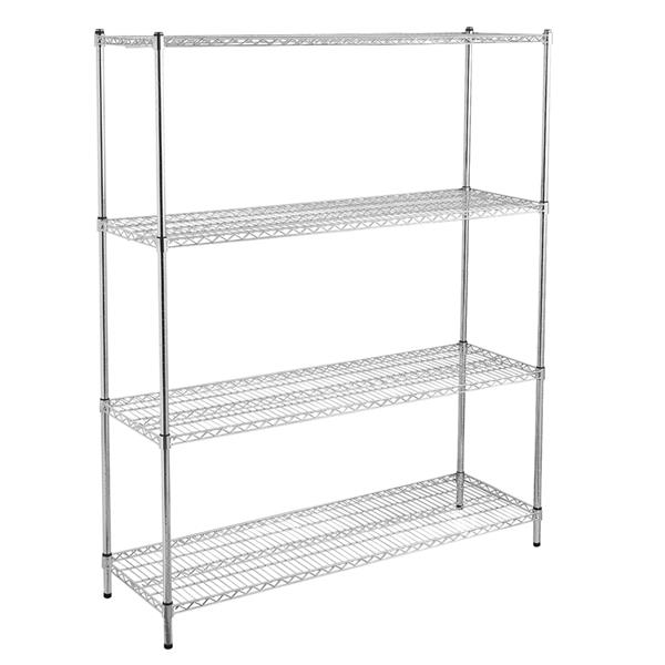 4-Tier Heavy Duty Adjustable Wire Shelving