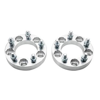 2pcs Professional Hub Centric Wheel Adapters for Dodge 2008-2011 Ford 1960-2011 Jeep 1986-2007 Silver