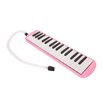 [Do Not Sell on Amazon]Glarry 32-Key Melodica with Blowpipe & Blow Pipe Pink