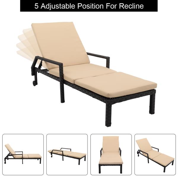 Wheeled Bed Brown Four-Line Wide Film