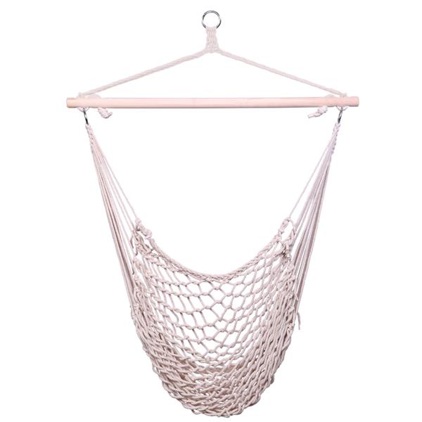 2pcs  Hanging Rope Air/Sky Chair Swing beige 