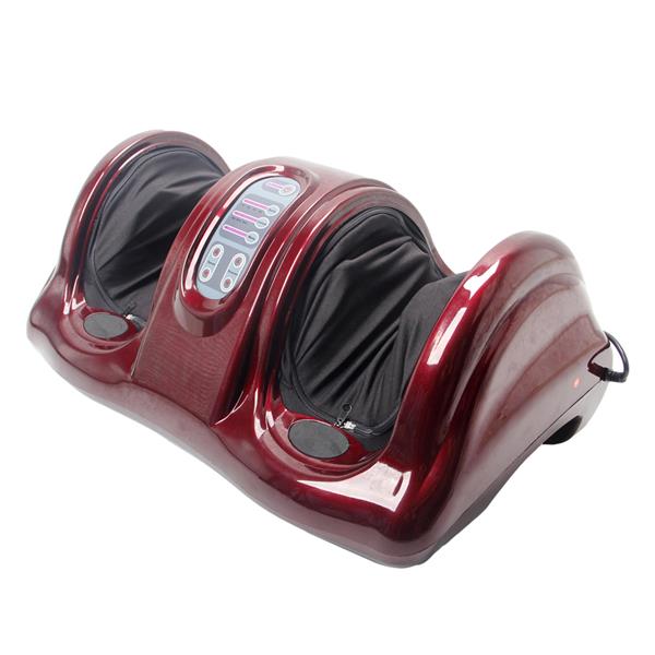 Intelligent 5-Mode Human Simulation Solid Massage Foot Malaxation Massager Red