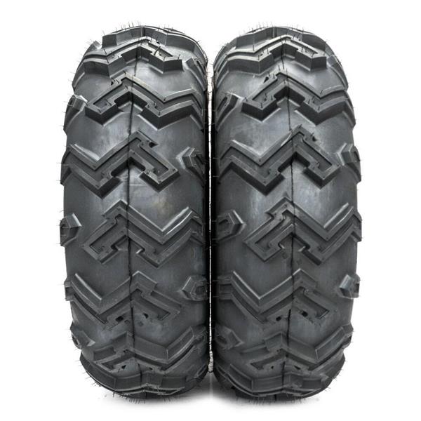 qty4 Front 25x8-12 Rear 25x10-12 TIRE ATV Rubber Black for Arctic Cat 650