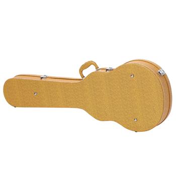 [Do Not Sell on Amazon]Glarry Hard-Shell Electric Guitar Case Bulge Surface Yellow