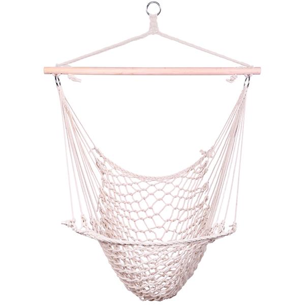 2pcs  Hanging Rope Air/Sky Chair Swing beige 