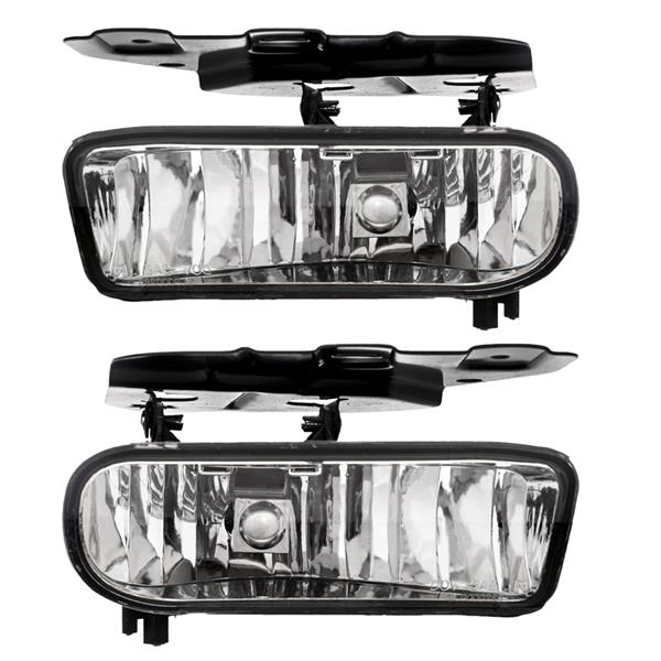 For 2002 2003 2004 2005 2006 Cadillac Escalade Set Fog Lights Clear Lamp