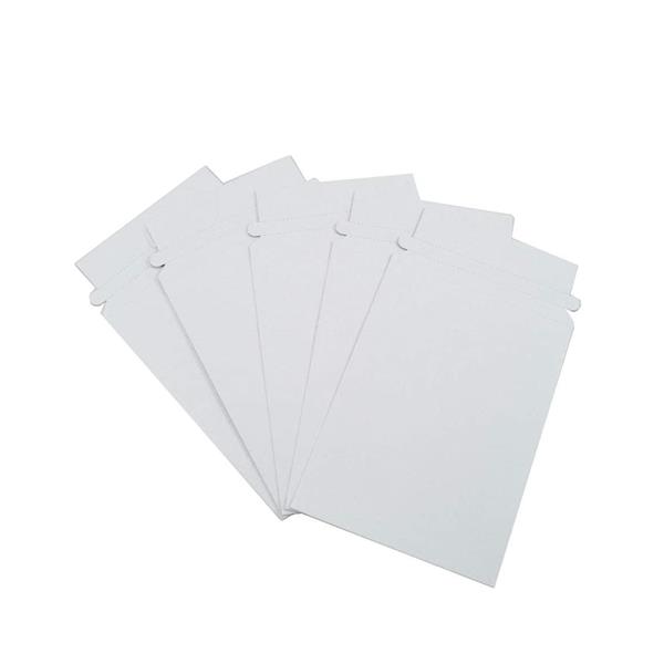 100pcs Short Side Opening 17.8*23cm (7in*9in) Paper Envelope Bag White
