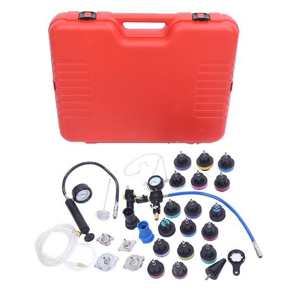 Cooling System Radiator Pressure Tester Kit Coolant Vacuum Purge Refill Adapter