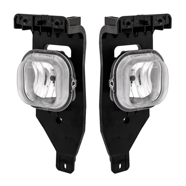 For Ford 05-07 F250 F350 Super Duty Excursion Clear Lens Fog Lights Bumper Lamps