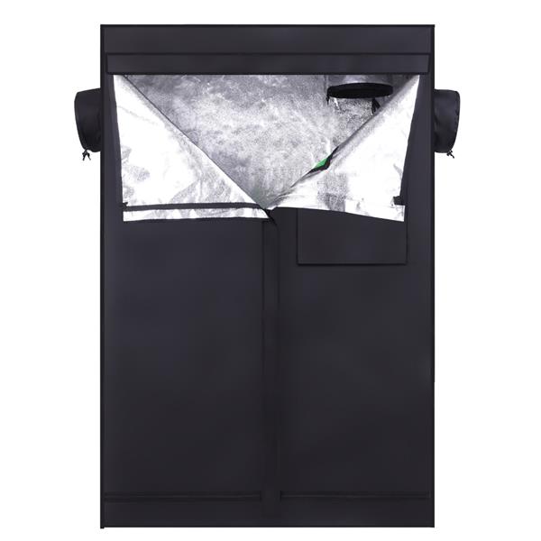 LY-120*60*180 Home Use Dismountable Hydroponic Plant Grow Tent with Window Black