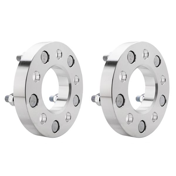 2 Wheel Spacers Adapters 5x4.5 to 5x4.75 1 Inch Thick 5x114.3 to 5x120 12x1.5