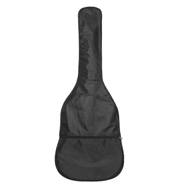 [Do Not Sell on Amazon] Gt509 41 Inch Spruce Panel Matte Edging EQ Folk Guitar Bag Shield Wrench Tuner Capo Shoulder Strap String Paddles Black