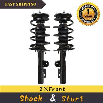 Set of 2 Front Quick Complete Struts Shock Absorbers Springs For 09-11 Ford Flex