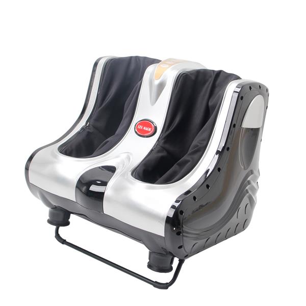 Smart Kneading Rolling Vibration Shiatsu Foot Calf Leg Massager 110V UK Plug Gray