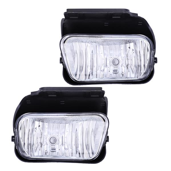 Bumper Fog Lights Lamps Left & Right for 2003-2006 Chevy Silverado Avalanche