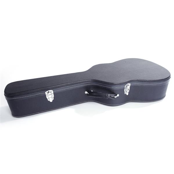 [Do Not Sell on Amazon]Glarry 39" Classical Guitar Hard Case Microgroove Flat Black