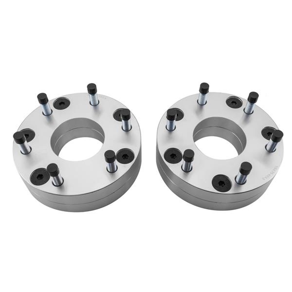 2pcs Professional Hub Centric Wheel Adapters for Chevrolet 1964-2013 GMC 1982-2004 Pontiac 1967-1983 Silver