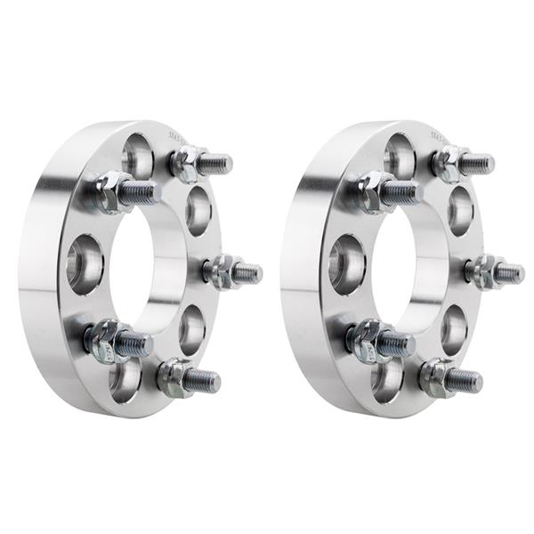 2 Wheel Spacers Adapters 5x4.5 to 5x4.75 1 Inch Thick 5x114.3 to 5x120 12x1.5