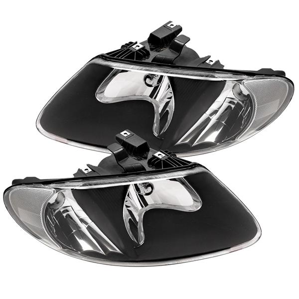 Fit 01-07 Dodge Grand Caravan Black Headlights New and in a good condition 2qty