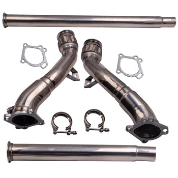 3\\"-2.5\\" Turbo Down pipe K04/RS6 Fit A6 Allroad Quattro S4/RS4 2.7L 2000-2004