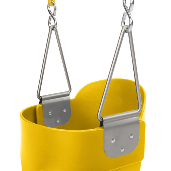 Swing Set Stuff Highback Full Bucket Swing Yellow