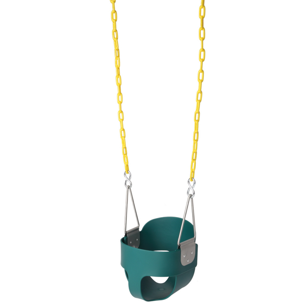 Swing Set Stuff Highback Full Bucket Swing Green