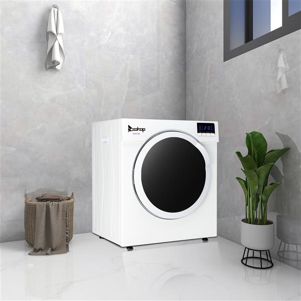 GDZ60-98E Household Dryer 6kg Drum Dryer with LED Display, 1 Filter Mesh Cotton-White